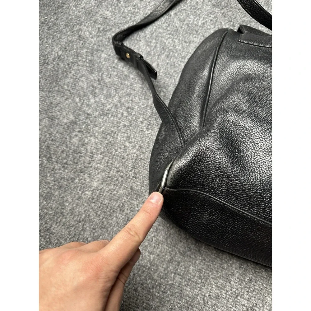 Womens Leather Tory Burch Black Backpack Shoulder‎ Bag, Size One Size